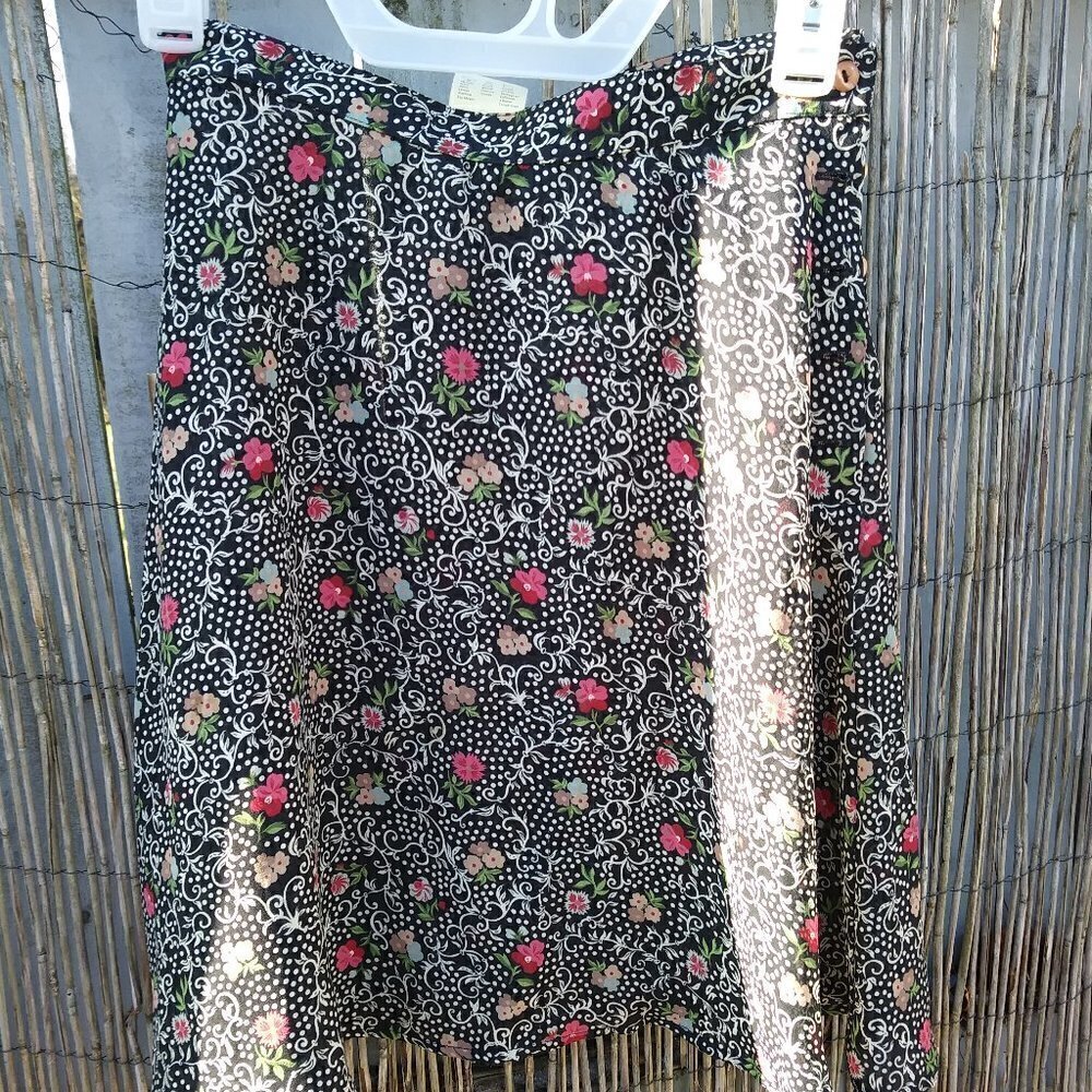 Espirit Sheer Floral Skirt Women's - 5/6